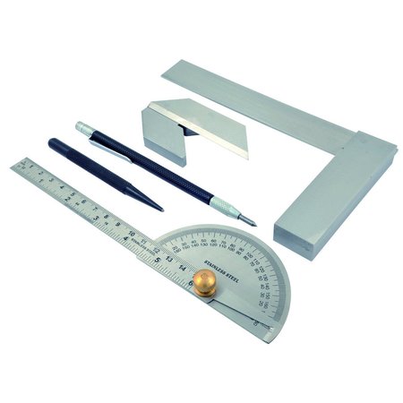 H & H INDUSTRIAL PRODUCTS 5 Piece Measuring & Marking Set 4906-0105